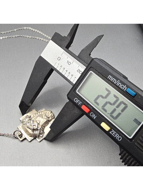 Vintage Chapel Sterling Silver Agony of Christ Pendant Necklace Brutalist 1976 - Picture 11 of 15